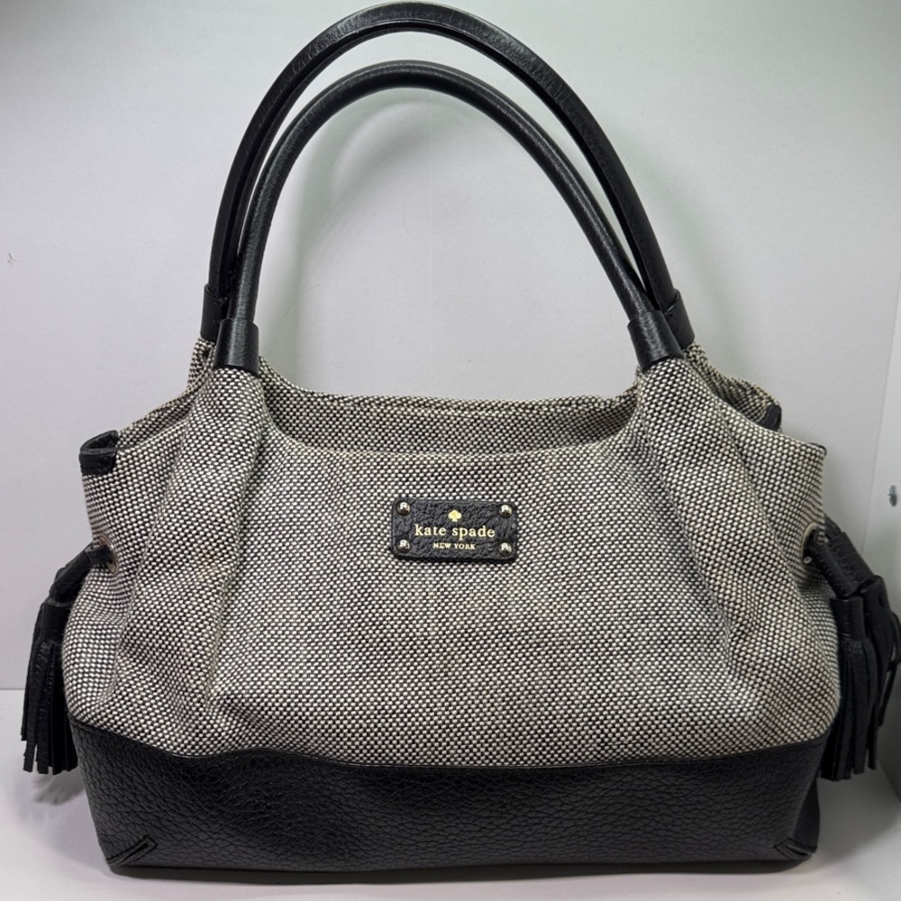 Kate Spade Black and White Shoulder Bag